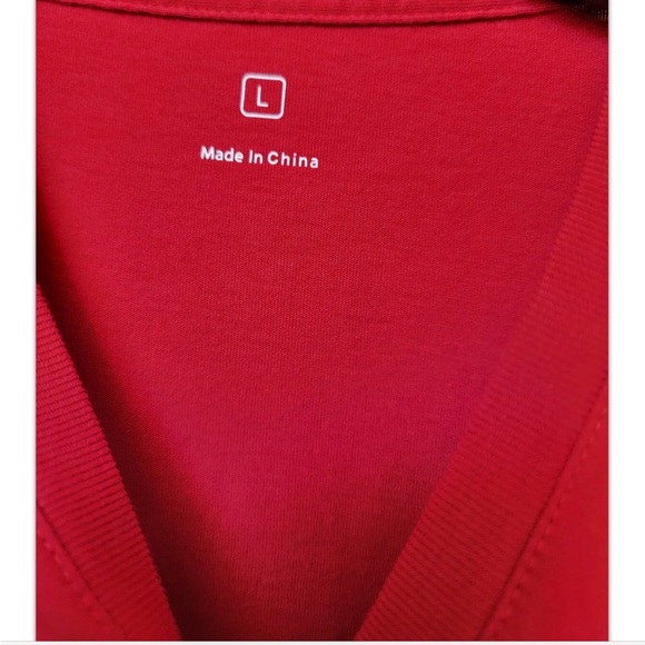 Apple Inc Red Logo Employee T-Shirt Large - Picture 3 of 5